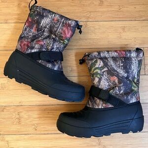 Northside Boys Youth Slip On Boots 3M Thinsulate Camouflage Size 5